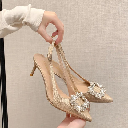 Stylish Elegant Comfortable Chic Trendy Fashionable Low Heel Pumps