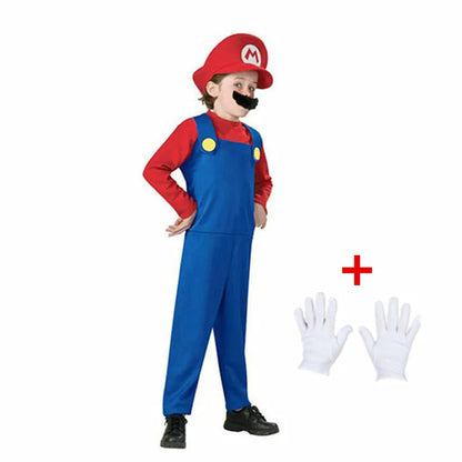 Anime Funny Mario Luigi Costume Kid Costumes