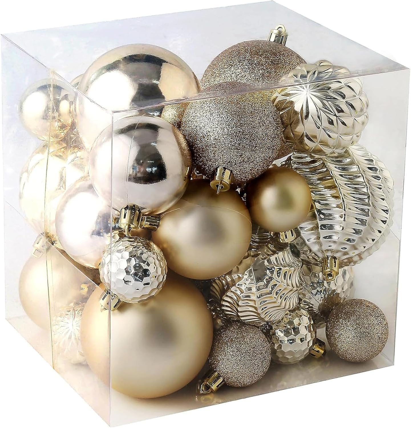 36 Shatterproof Christmas Ball Ornaments for Xmas Tree and Home Decor