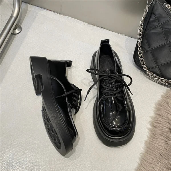 Fur Soft Casual Round Toe Shallow Mouth All-Match Low Heels Dress Oxfords Loafers