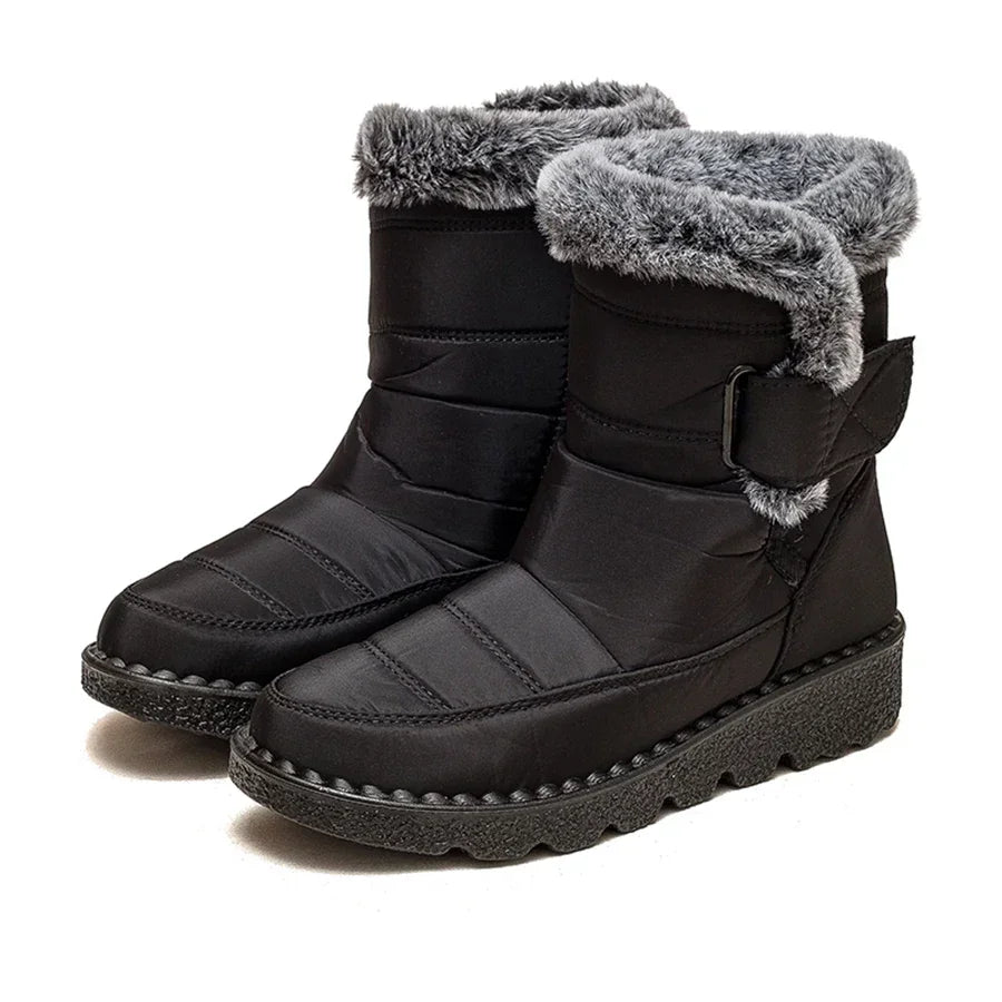 Snow Plush Platform Flat Keep Warm Casual Plus Size Snow Boot