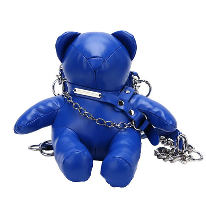 Cartoon Cute Luxury Designer Bear Doll Fashion Chain Phone Bag