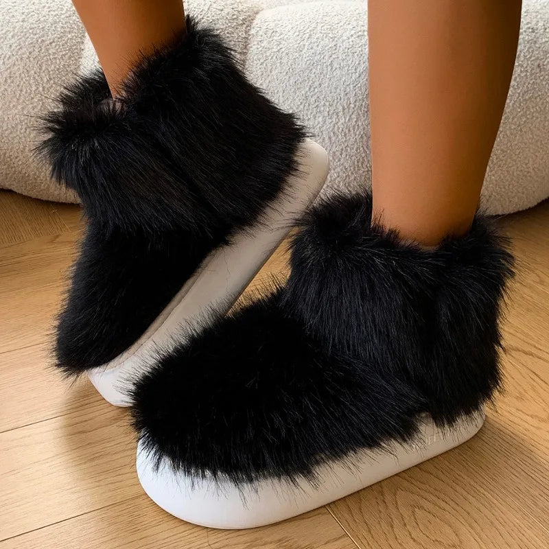 Casual Fashion Plush Comfortable Warm Cozy Stylish Snow Boot