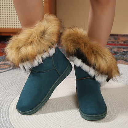 Fleece Thickened Warm Flat Non-slip Winter Snow Boot