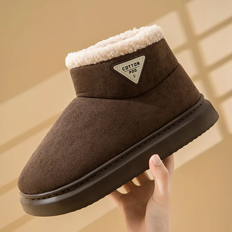 Fur Fluffy Cozy Soft Plush Fuzzy Casual Snow Boot