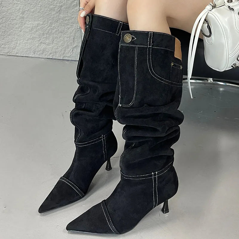 Fashionable Stylish Elegant Comfortable Modern Unique Chic Knee High Boots