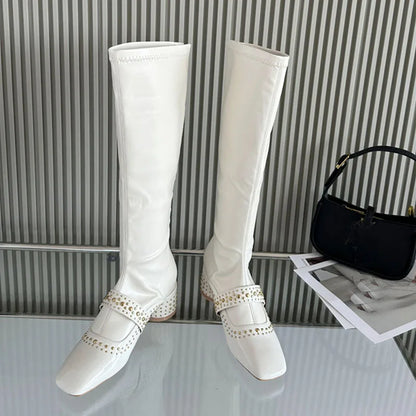 Elegant Fashionable Stylish Comfortable Unique Chic Modern Knee High Boots