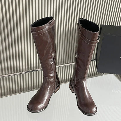 Stylish Fashionable Unique Pointed Toe Comfortable Knee High Boots