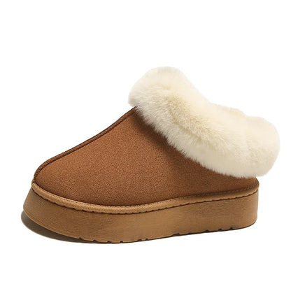 Faux Fur Non-Slip Warm Fashion Short Comfortable Platform Snow Boot