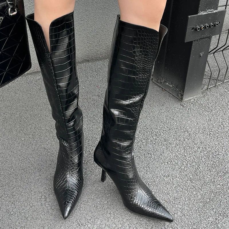 Chic Trendy Comfortable Slip-On Elegant Knee High Boots