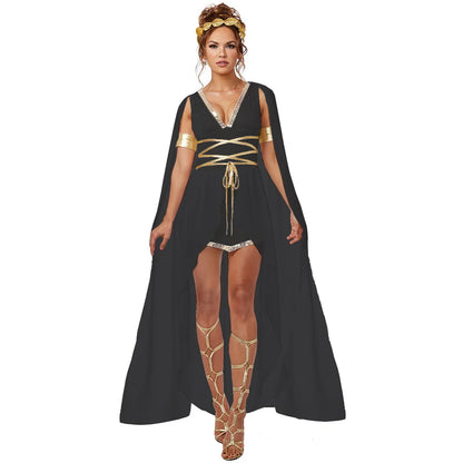 Greek Goddess Medieval Cleopatra Sexy Halloween Cosplay Party Costume