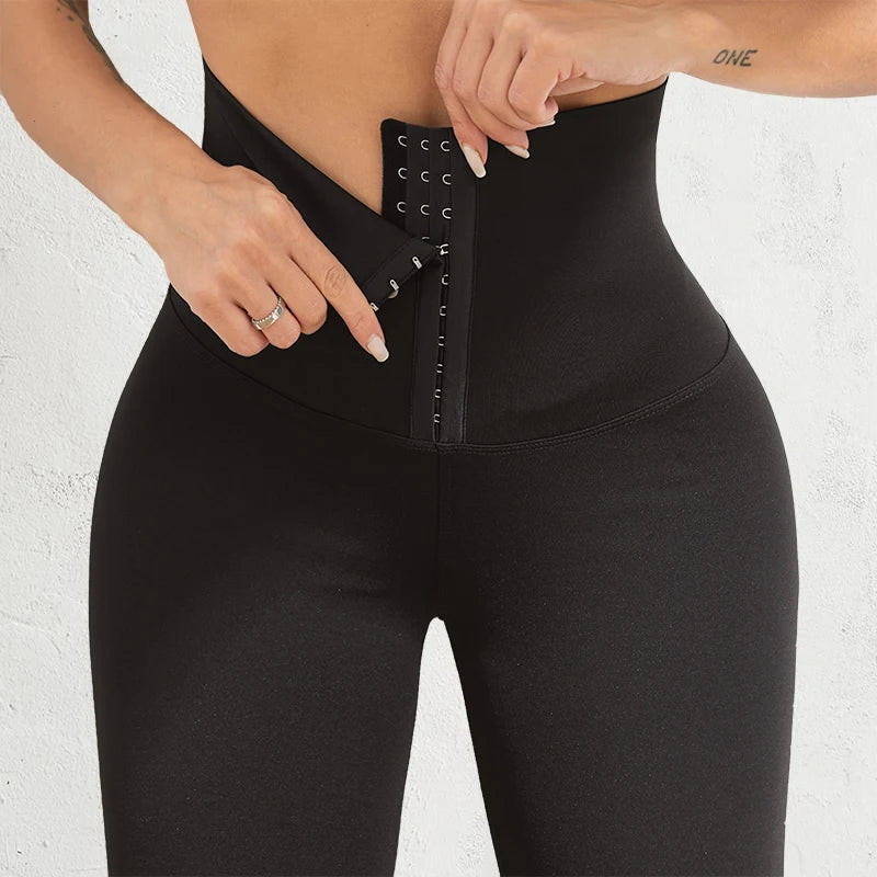 High Waist Fitness Sexy Slim Push Up Sports Black Leggings