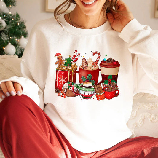 Hot Cocoa Chocolates Cake Christmas Hoodie