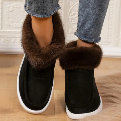 Hot Sale Ladies Shoes 2024 New Casual Fashionable Winter Female Shoes Comfortable and Warm Women's Snow Boots Botas De Mujer