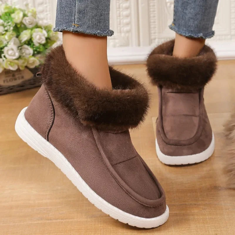 Hot Sale Ladies Shoes 2024 New Casual Fashionable Winter Female Shoes Comfortable and Warm Women's Snow Boots Botas De Mujer