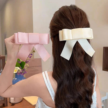 Korean Style Hot Girl Solid Color Large Duckbill Christmas Hair Accessory