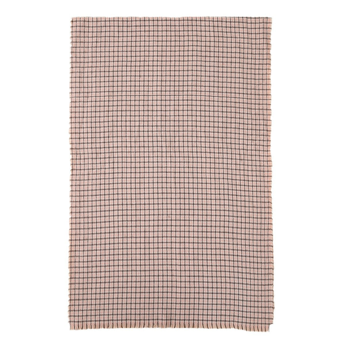 Retro Color-blocked Checkered Soft Comfortable Warm Houndstooth Scarf