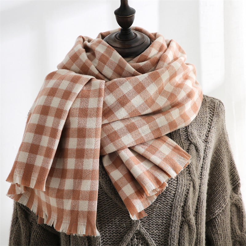 New Trendy Warm Cozy Geometric Scarf