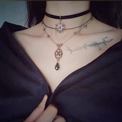 Harajuku Dark Lolita Gothic Steam Punk Choker Necklace