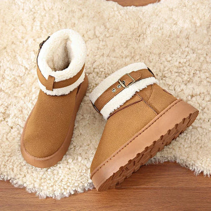 Thick Bottom Fleece-Lined Stylish Warm Cozy Casual Snow Boot