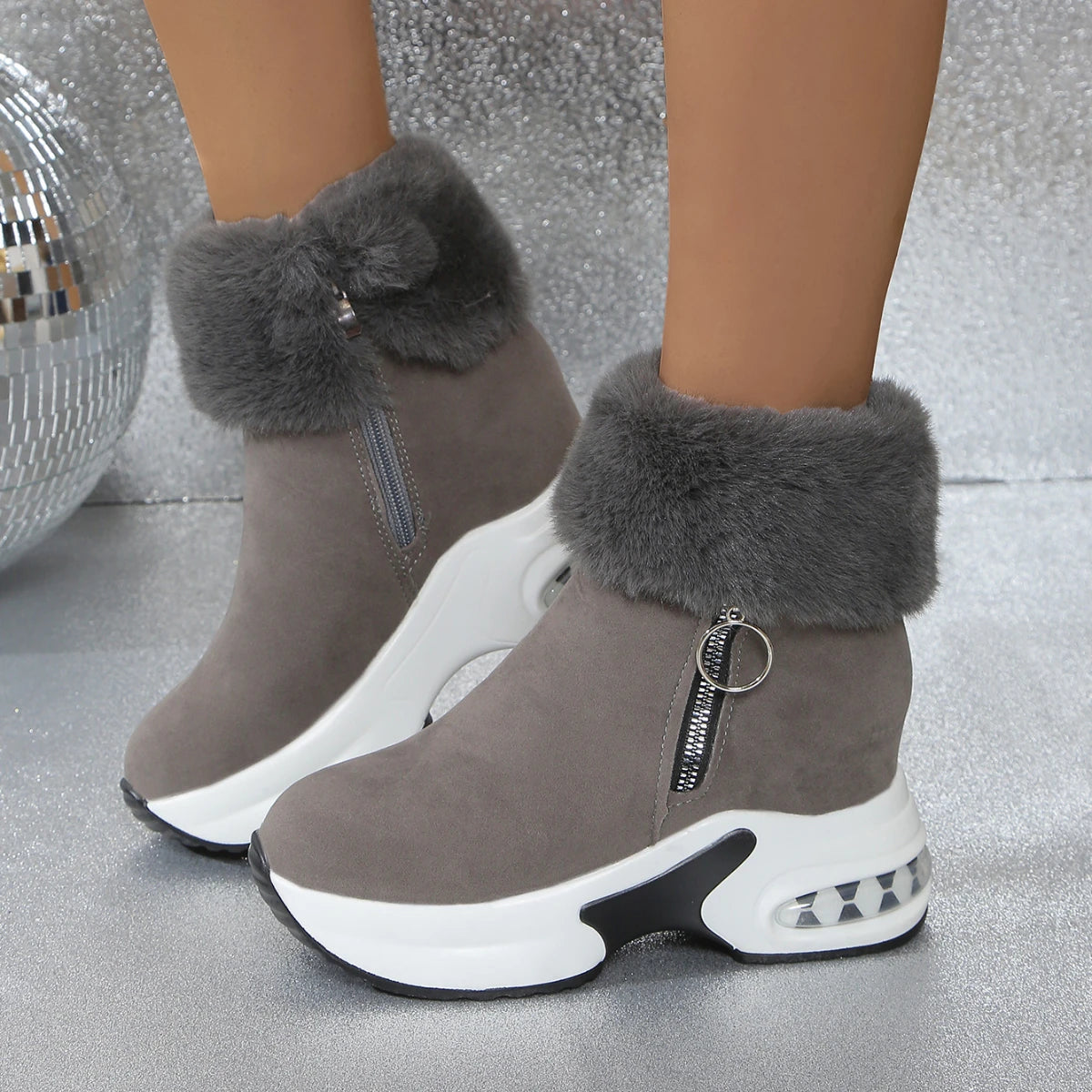 Winter Fashion Women Boots New Warm Comfortable Platform Snow Boots Women Lightweight Causal Shoes for Women Zapatos De Mujer