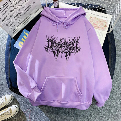 Autumn Cotton Oversize Gothic Hip Hop Streetwear Winter Fashionable Hoodie