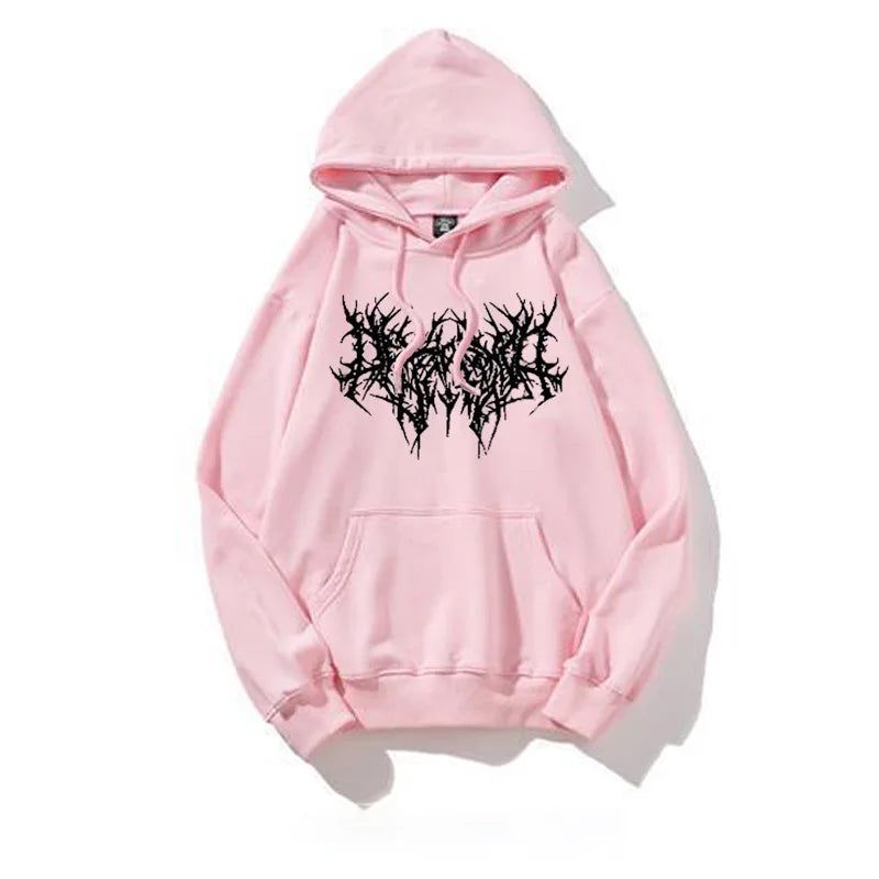 Autumn Cotton Oversize Gothic Hip Hop Streetwear Winter Fashionable Hoodie