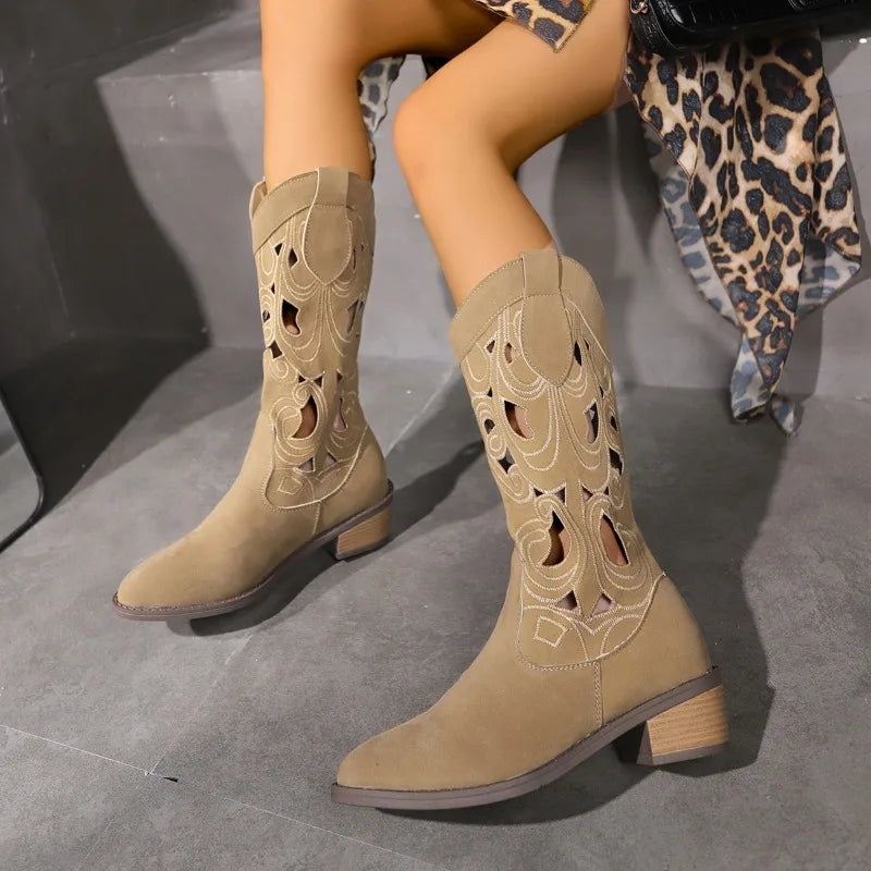 Chic Stylish Comfortable Elegant Trendy Fashion Pointed Toe Knee High Boots