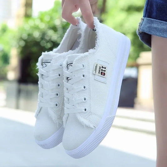 Women Spring Autumn Outdoor Walking Fall 2024 New Small Jogging Flat Trainers Skateboard