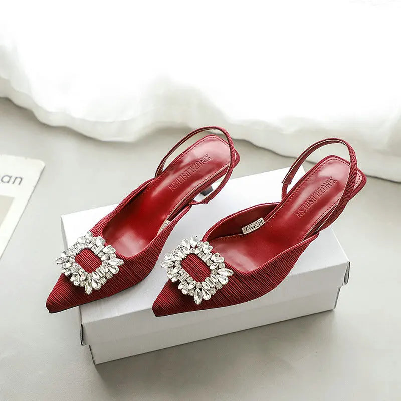 Trendy Elegant Stylish Comfortable Chic Fashionable Low Heel Pumps